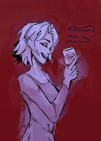 Waist-up, monochromatic, CS; Dec 31, 2022